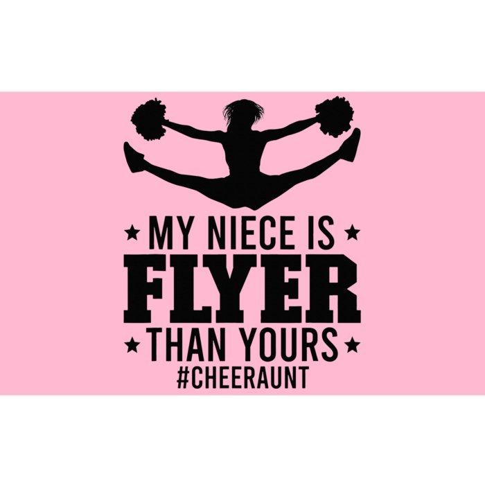 My Niece Is Flyer Cheer Aunt Cheerleader Auntie Bumper Sticker