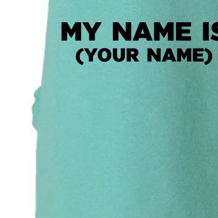 My Name Is Funny Custom Doggie 3-End Fleece Hoodie