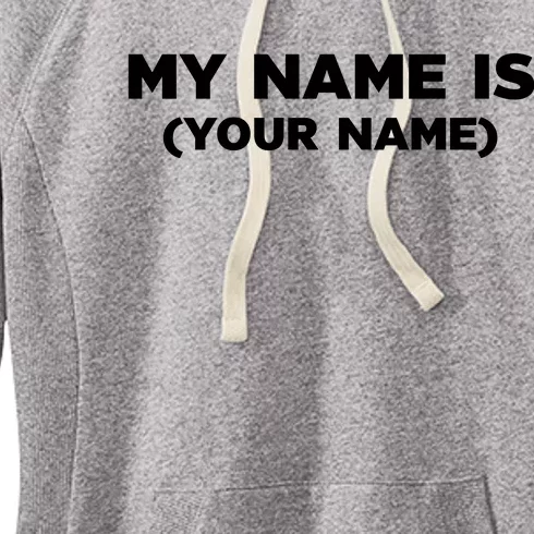 My Name Is Funny Custom Women's Fleece Hoodie