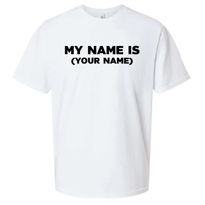 My Name Is Funny Custom Sueded Cloud Jersey T-Shirt