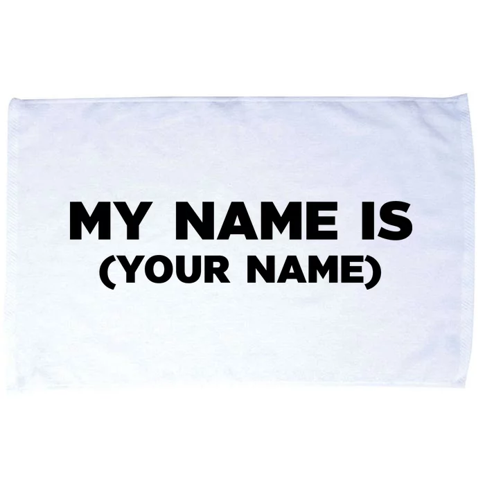 My Name Is Funny Custom Microfiber Hand Towel