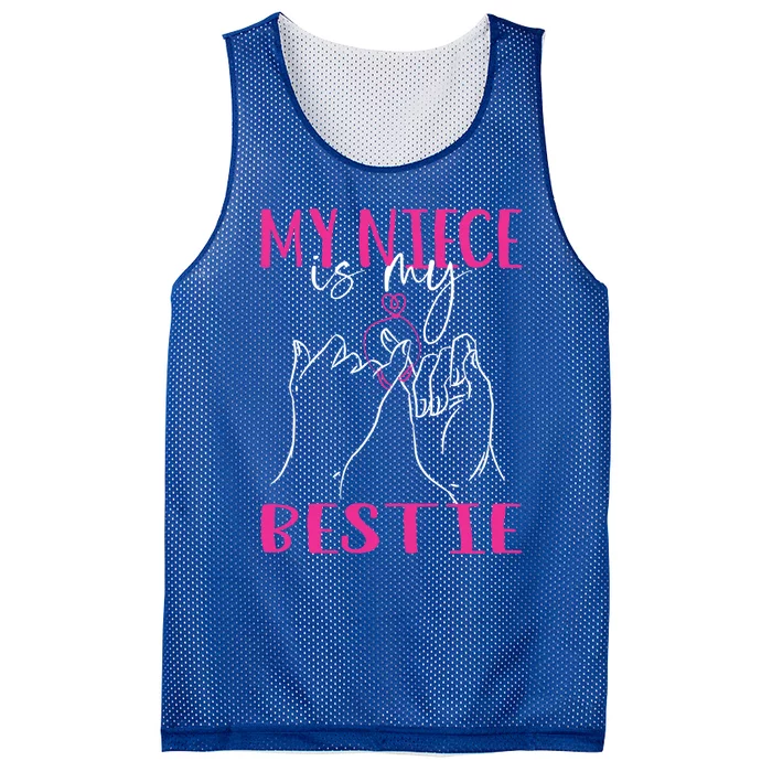 My Niece Is My Bestie Cute For Aunt From Niece Auntie Gift Mesh Reversible Basketball Jersey Tank