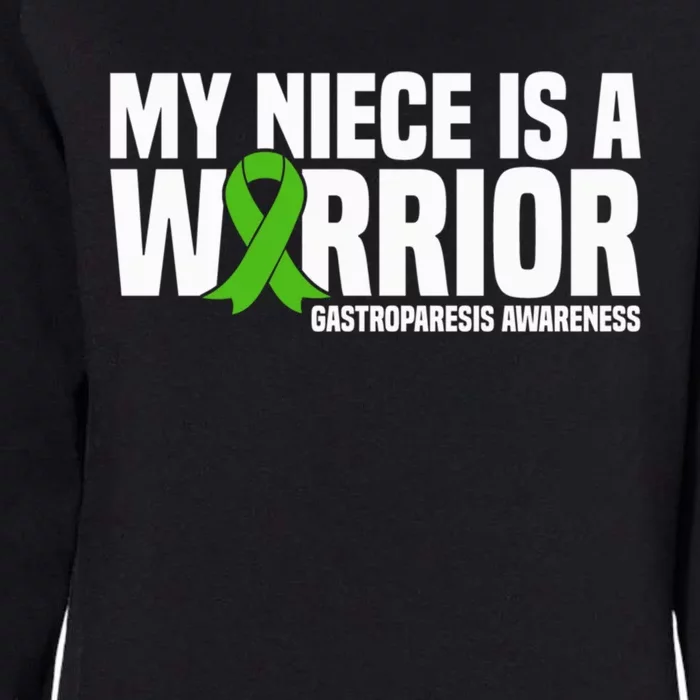 My Niece Is A Warrior Gastroparesis Awareness Great Gift Womens California Wash Sweatshirt