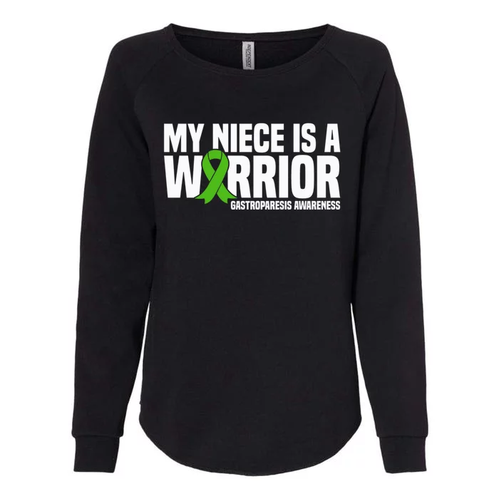 My Niece Is A Warrior Gastroparesis Awareness Great Gift Womens California Wash Sweatshirt