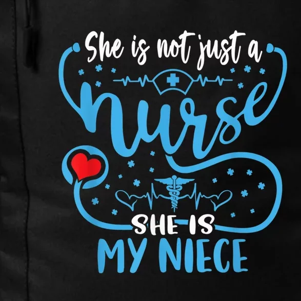 My Niece Is A Nurse Proud Nurse's Aunt Uncle RN LPN Family Daily Commute Backpack