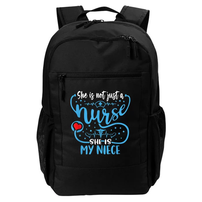 My Niece Is A Nurse Proud Nurse's Aunt Uncle RN LPN Family Daily Commute Backpack