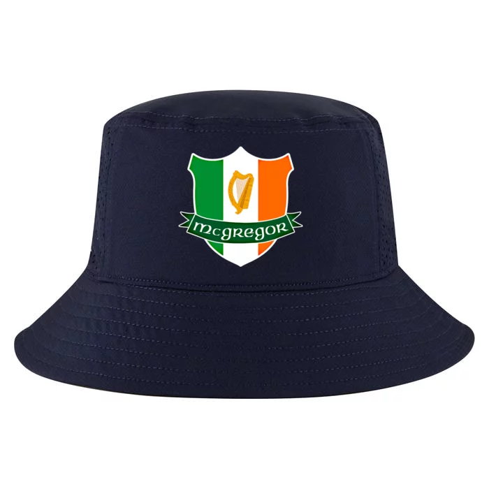 Mcgregor Name Irish Gift Irish Flag Harp Crest Cool Comfort Performance Bucket Hat