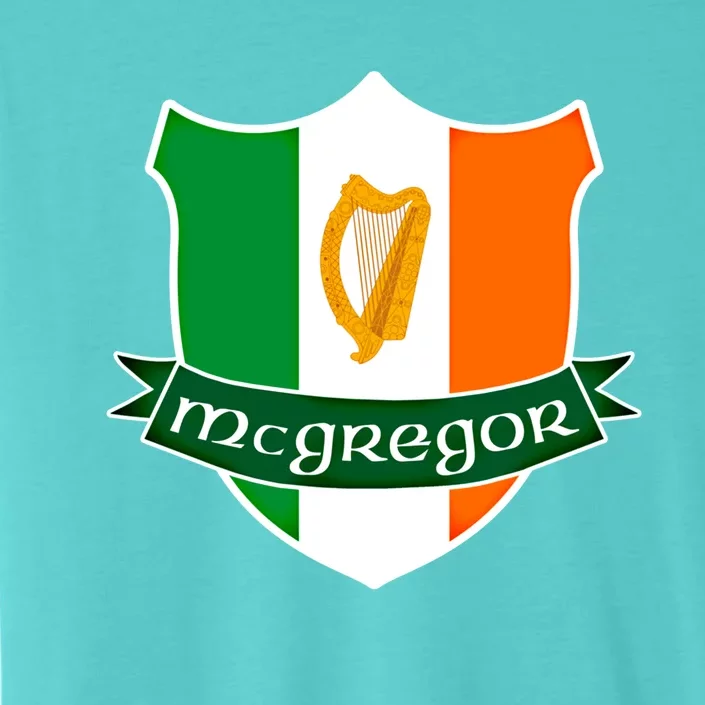 Mcgregor Name Irish Gift Irish Flag Harp Crest ChromaSoft Performance T-Shirt