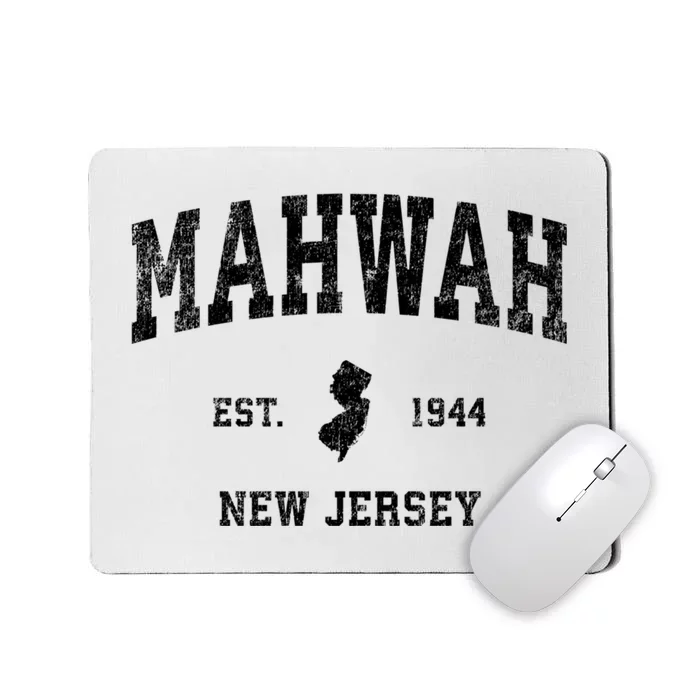 Mahwah New Jersey Nj Vintage Established Sports Design Mousepad