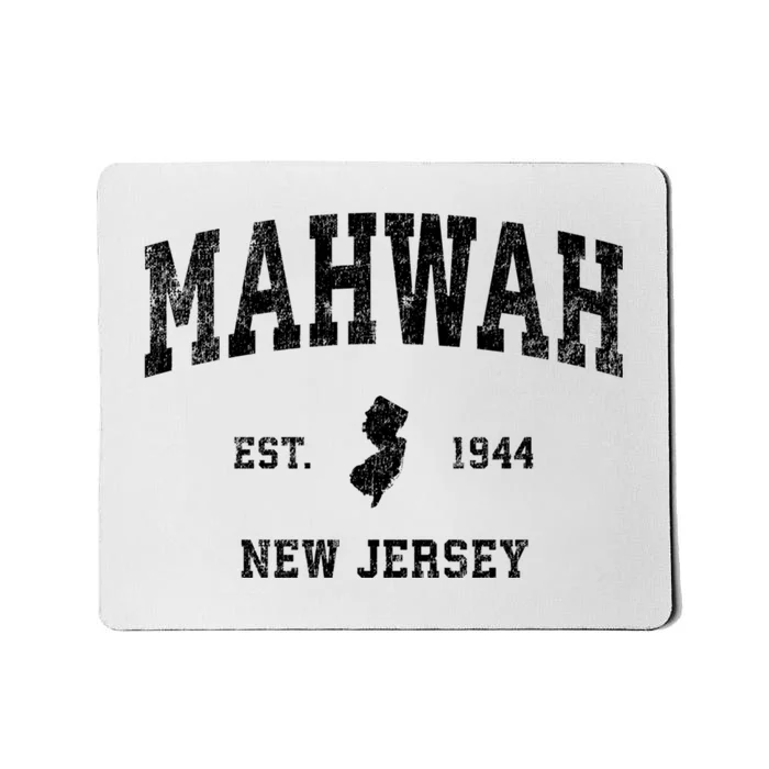 Mahwah New Jersey Nj Vintage Established Sports Design Mousepad