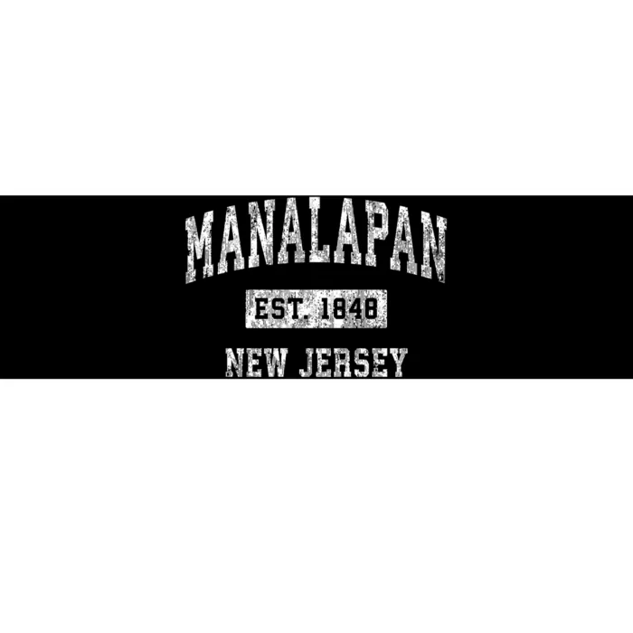 Manalapan New Jersey Nj Vintage Sports Bumper Sticker