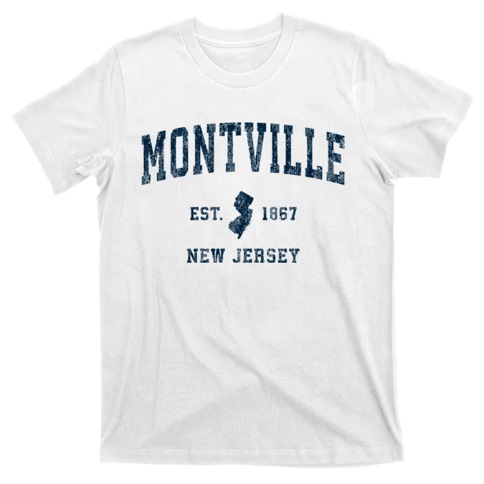 Montville New Jersey Nj Vintage Sports T-Shirt