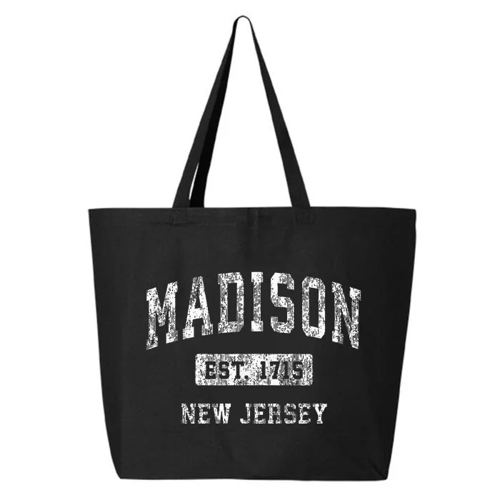 Madison New Jersey Nj Vintage Sports Established 25L Jumbo Tote