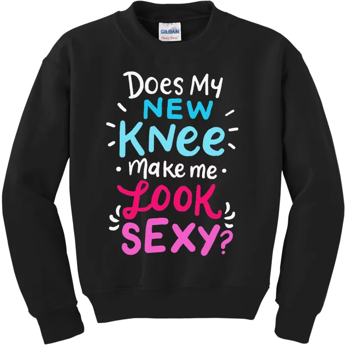 My New Knee Gift Funny Knee Replacement Surgery Joke Kids Sweatshirt