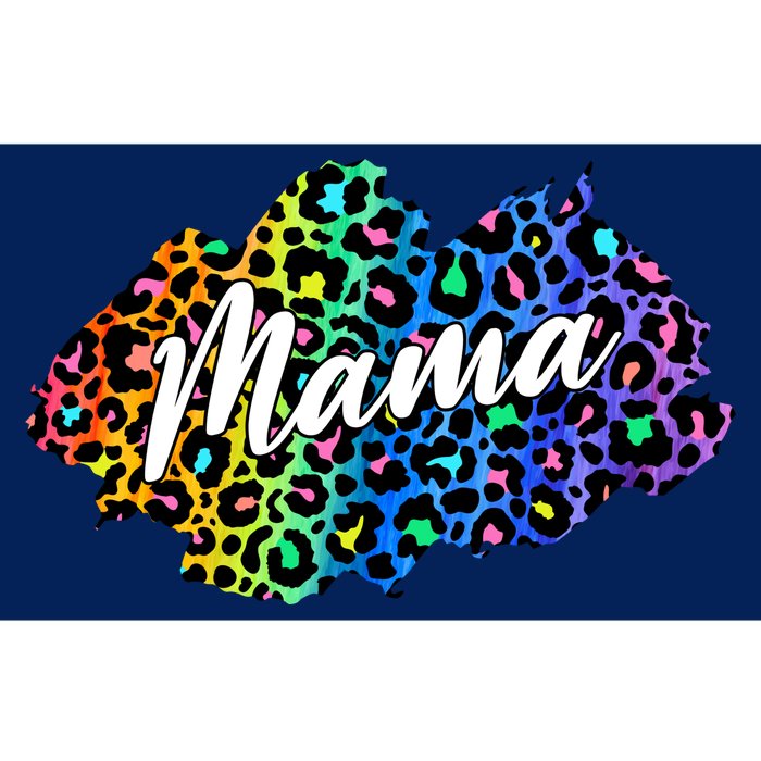 Mama Neon Leopard Print Cute Gift Bumper Sticker