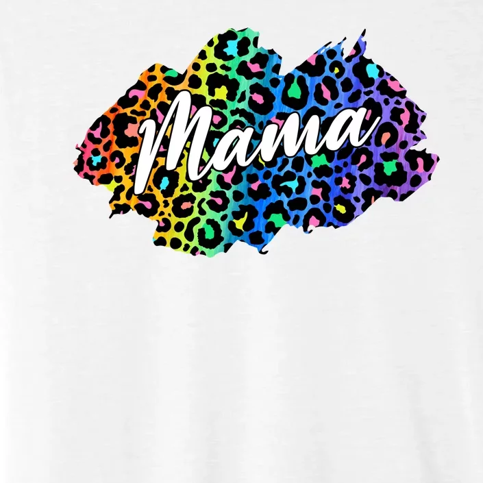 Mama Neon Leopard Print Cute Gift ChromaSoft Performance T-Shirt