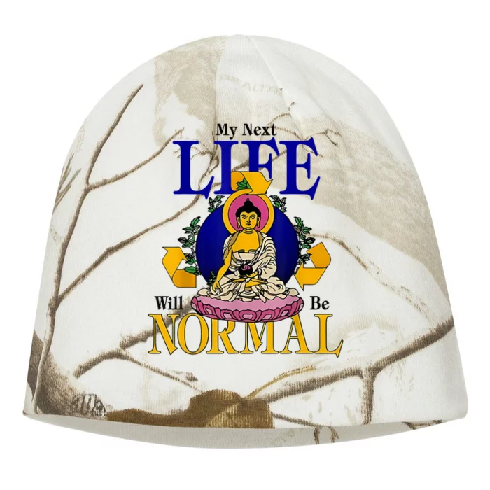 My Next Life Will Be Normal Kati - Camo Knit Beanie