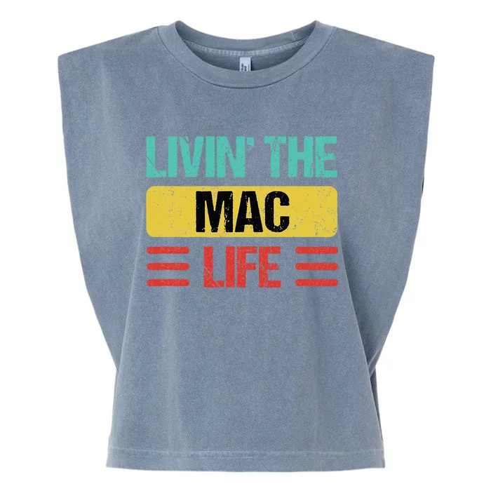 Mac Name Garment-Dyed Women's Muscle Tee