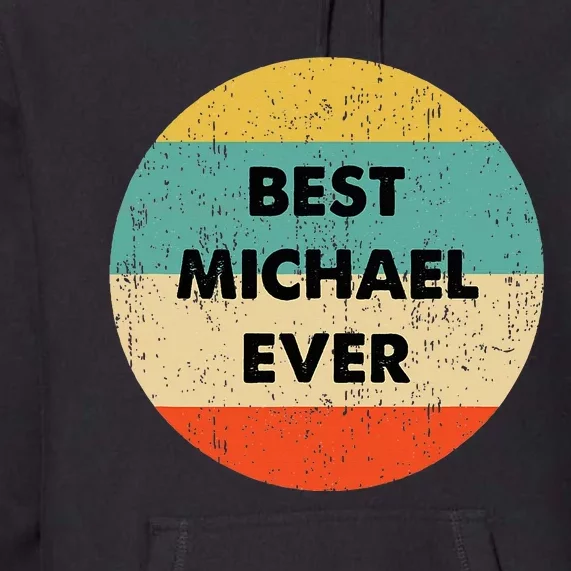 Michael Name Premium Hoodie