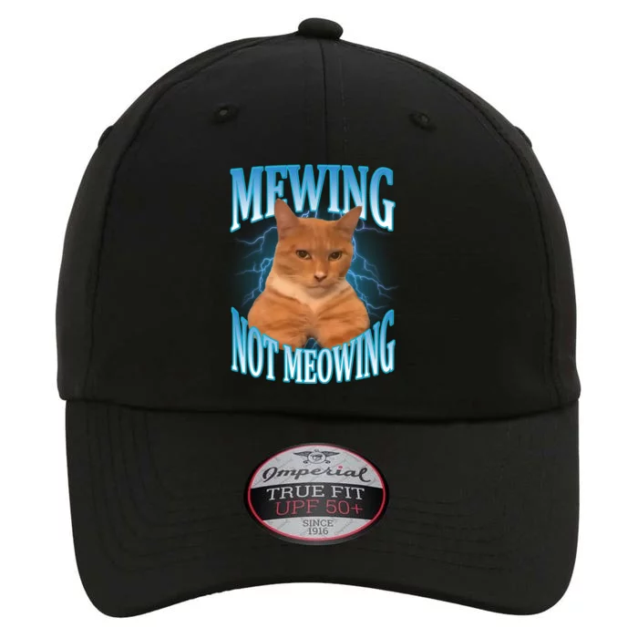 Mewing Not Meowing Funny Cat Meme The Original Performance Cap