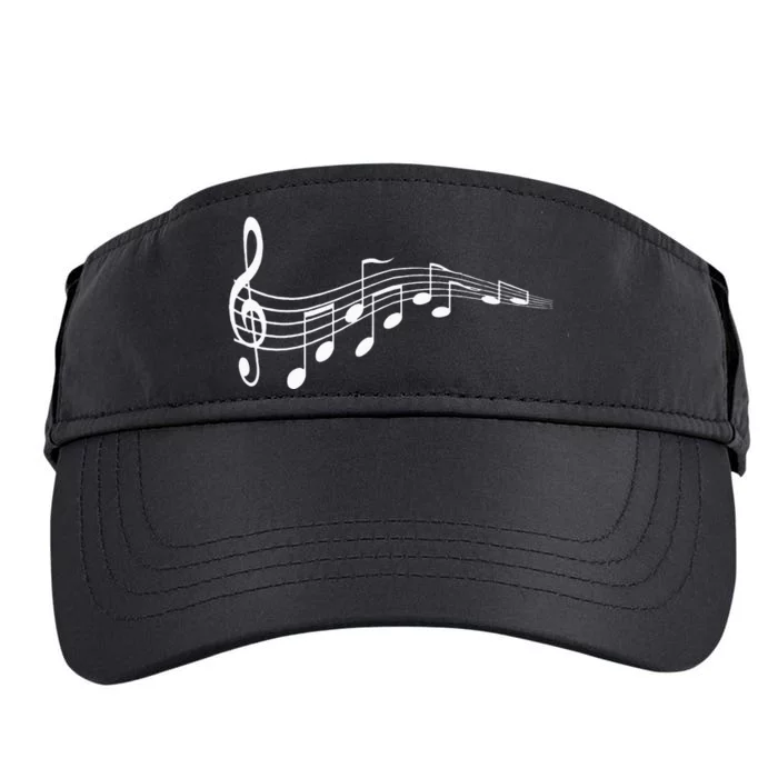 Musical Notes Music Dad Text In Treble Clef Adult Drive Performance Visor