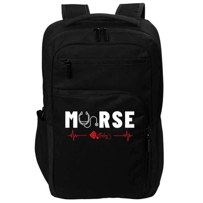 Male Nurse Murse Gift Impact Tech Backpack