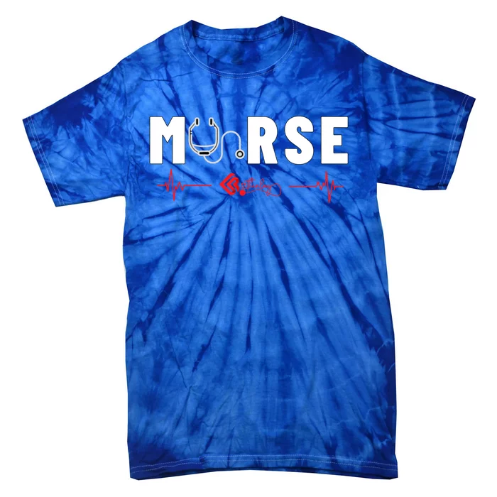 Male Nurse Murse Gift Tie-Dye T-Shirt