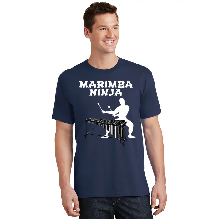 Marimba Ninja Marching Band Funny Percussion T-Shirt