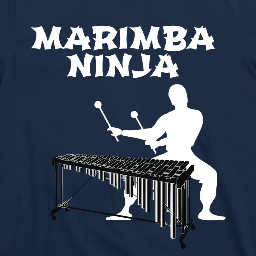 Marimba Ninja Marching Band Funny Percussion T-Shirt