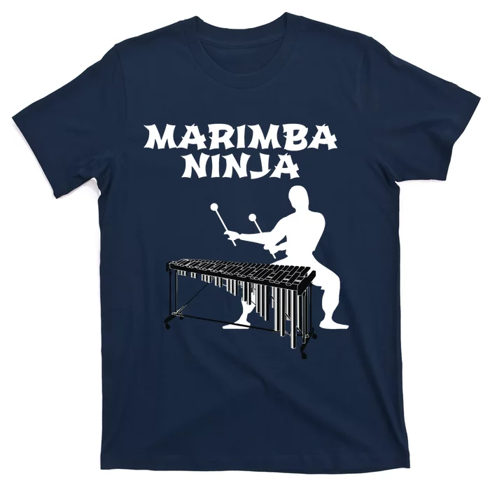 Marimba Ninja Marching Band Funny Percussion T-Shirt