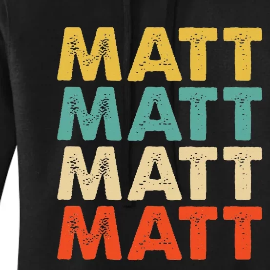 Matt Name Women's Pullover Hoodie