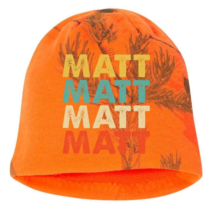 Matt Name Kati - Camo Knit Beanie