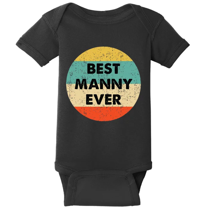 Manny Name Baby Bodysuit