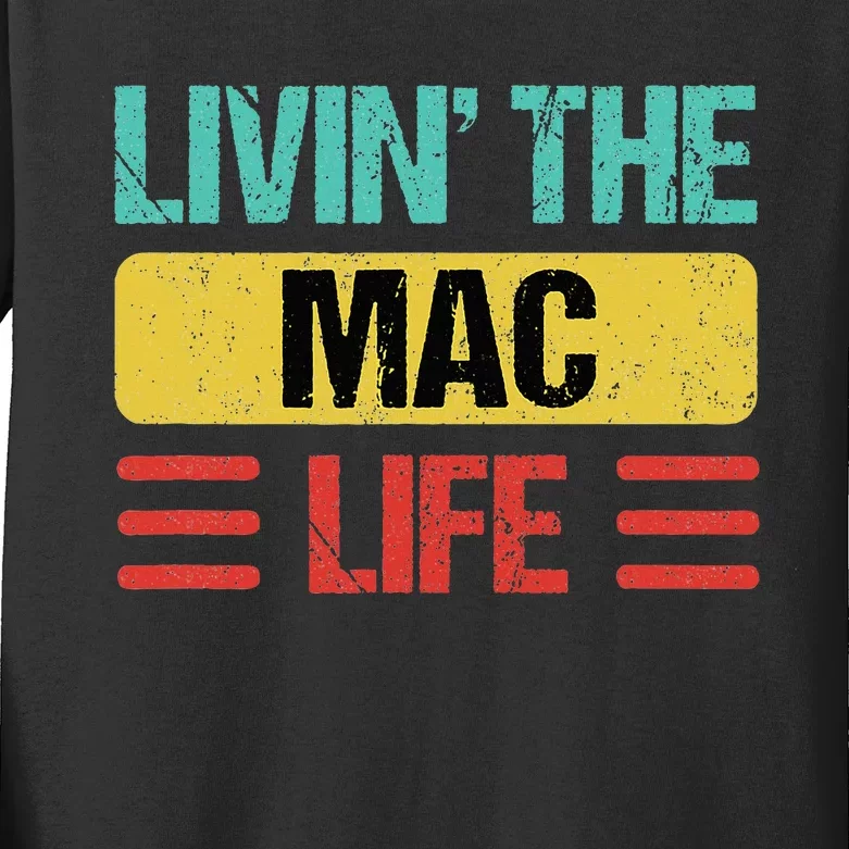 Mac Name Kids Long Sleeve Shirt