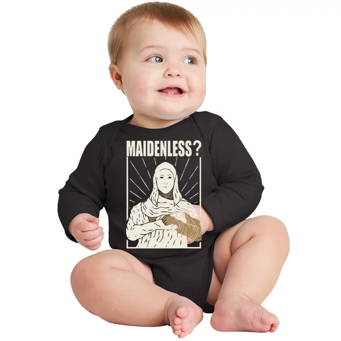 Maidenless No Maidens Baby Long Sleeve Bodysuit