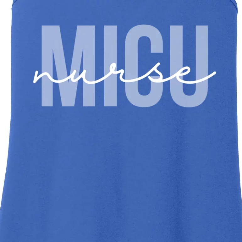 Micu Nurse Medical Intensive Care Unit Nurse Rn Nurse Gift Ladies Essential Tank