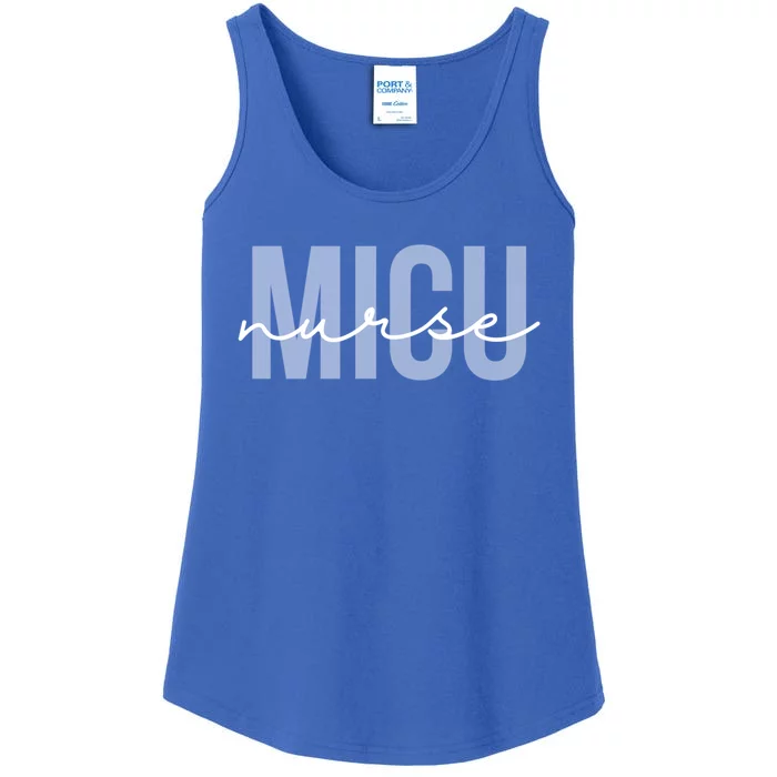 Micu Nurse Medical Intensive Care Unit Nurse Rn Nurse Gift Ladies Essential Tank