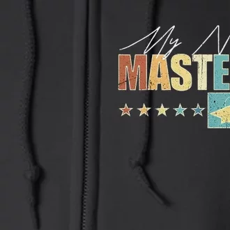 My Nephew Mastered It Class Of 2024 Vintage Masters Full Zip Hoodie