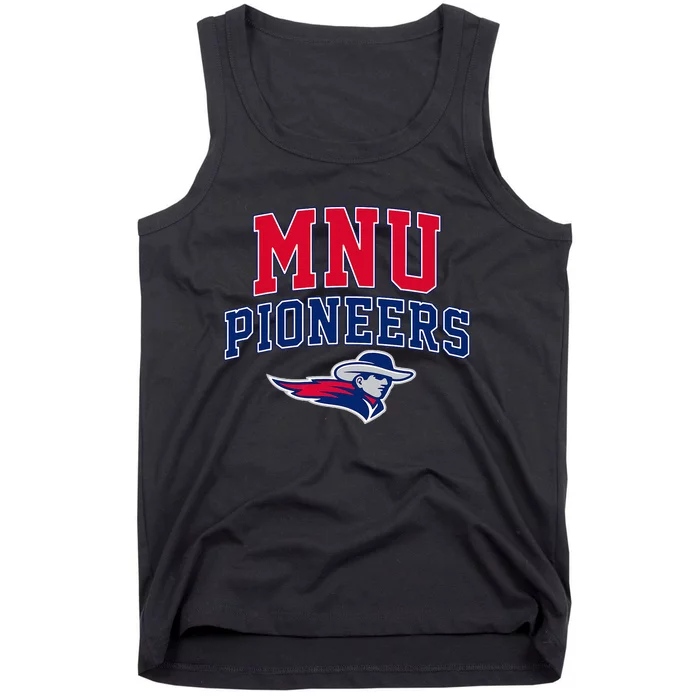 Midamerica Nazarene Mnu Pioneers Arch Vintage Tank Top