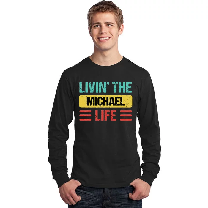 Michael Name Tall Long Sleeve T-Shirt