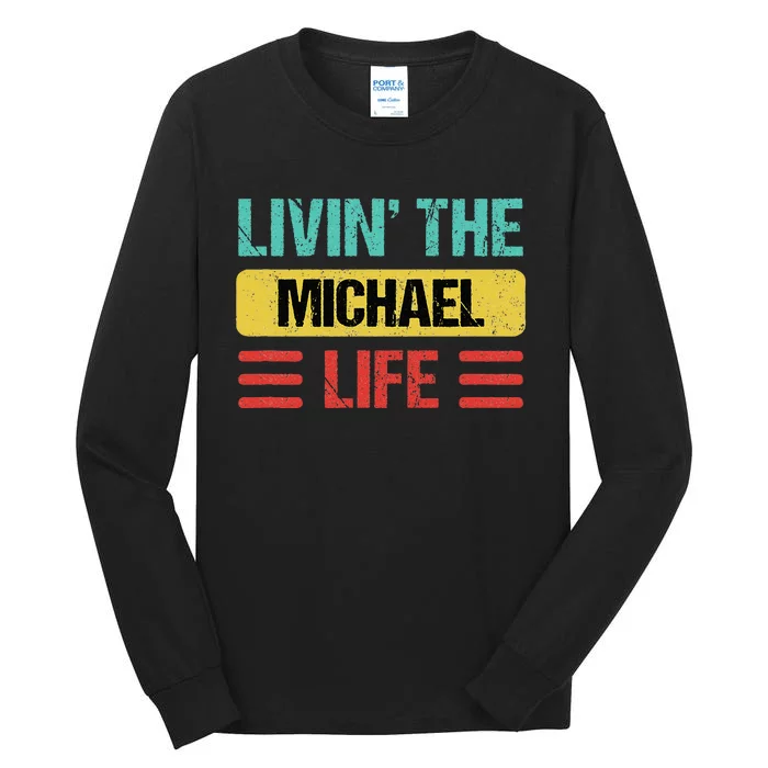 Michael Name Tall Long Sleeve T-Shirt