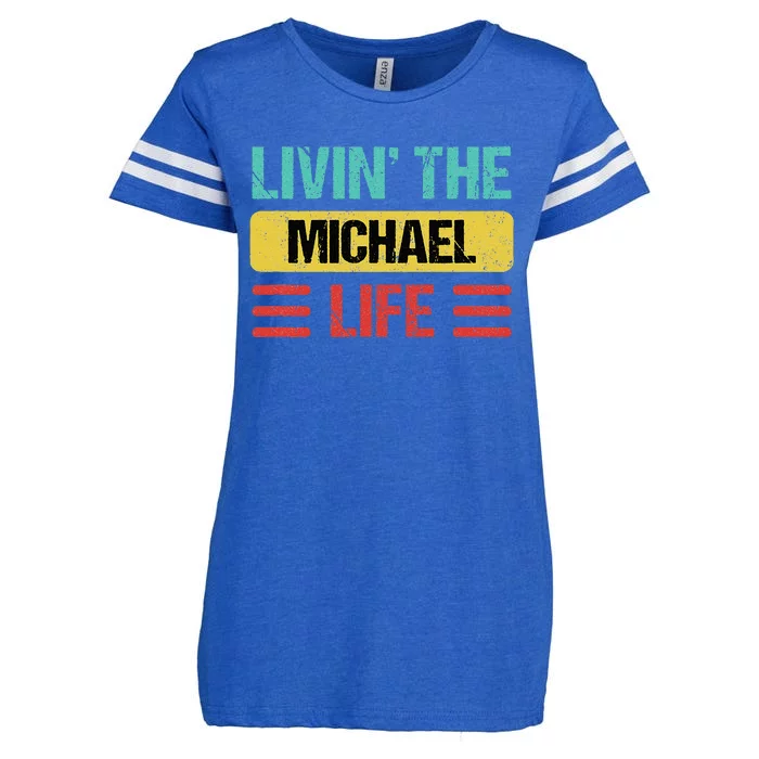 Michael Name Enza Ladies Jersey Football T-Shirt