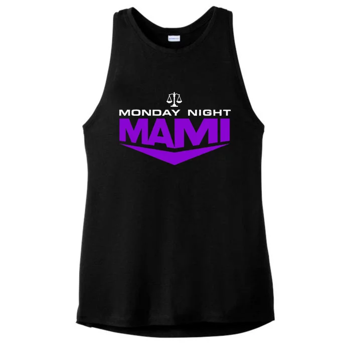 Monday Night Mami Ladies Tri-Blend Wicking Tank