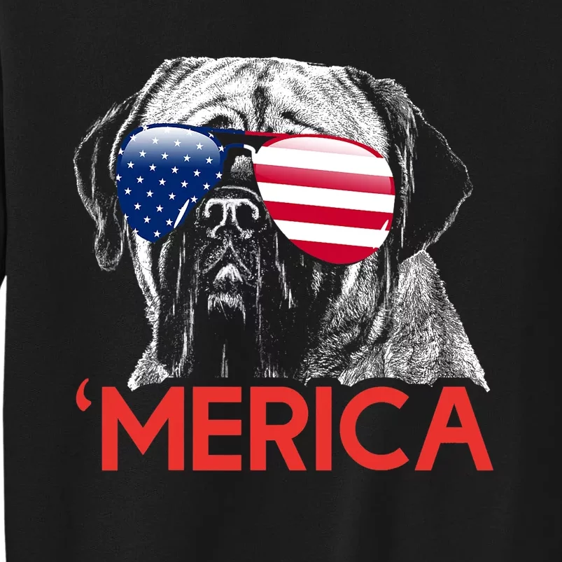 Merica Neapolitan Mastiff American Flag 4th Of July Sweatshirt