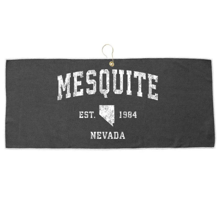 Mesquite Nevada Nv Vintage Athletic Sports Large Microfiber Waffle Golf Towel