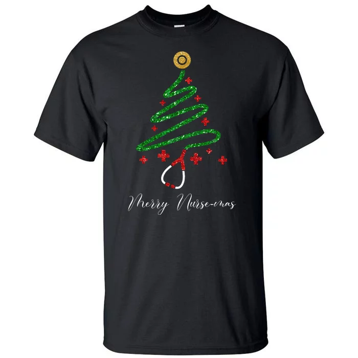 Merry Nursemas Nurse Christmas Tall T-Shirt