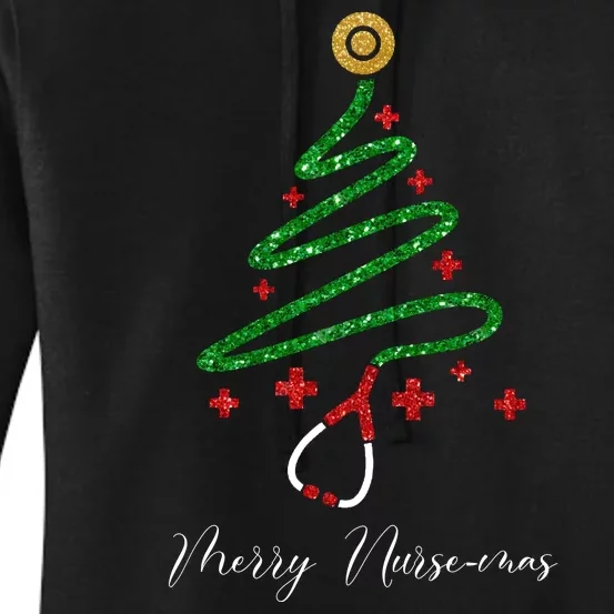 Merry Nursemas Nurse Christmas Women's Pullover Hoodie