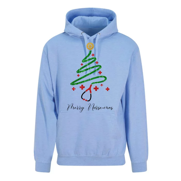 Merry Nursemas Nurse Christmas Unisex Surf Hoodie