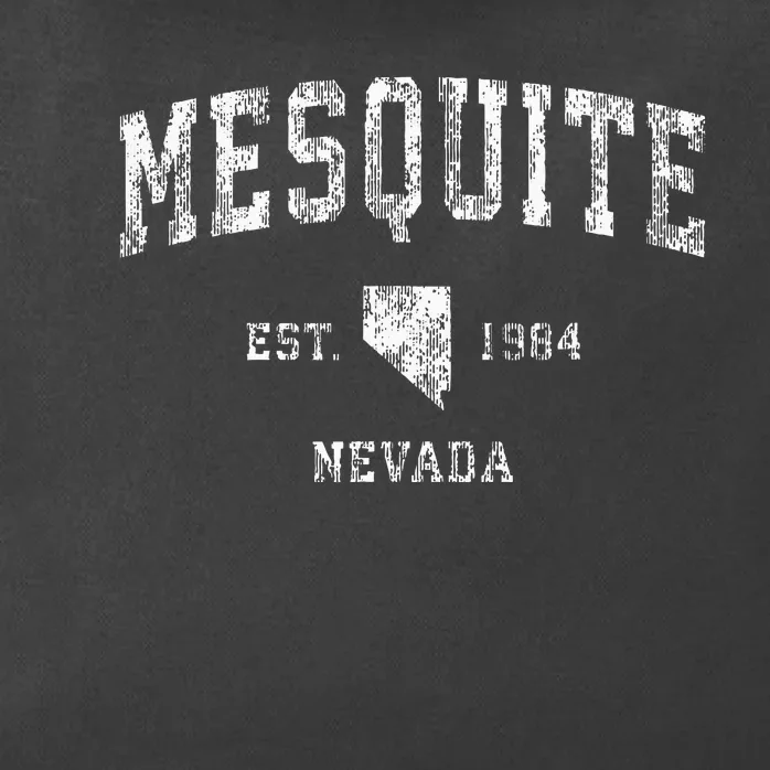 Mesquite Nevada Nv Vintage Athletic Sports Design Zip Tote Bag