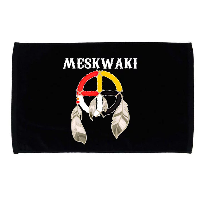 Meskwaki Nation Native American Indian Medicine Wheel Gift Microfiber Hand Towel